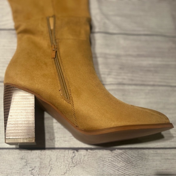New Over the Knee Chunky Heel Boots - Picture 7 of 12